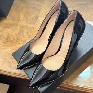Coach Black Patent Leather Heels